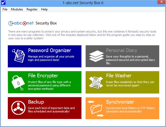 Click to view 1-abc.net Security Box 5.00 screenshot