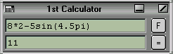 Click to view 1st Calculator 1.15 screenshot