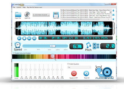 Click to view AudioSnail 1.3 screenshot