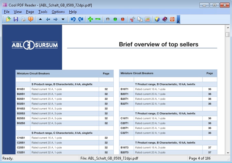 Click to view Cool PDF Reader 3.12 screenshot
