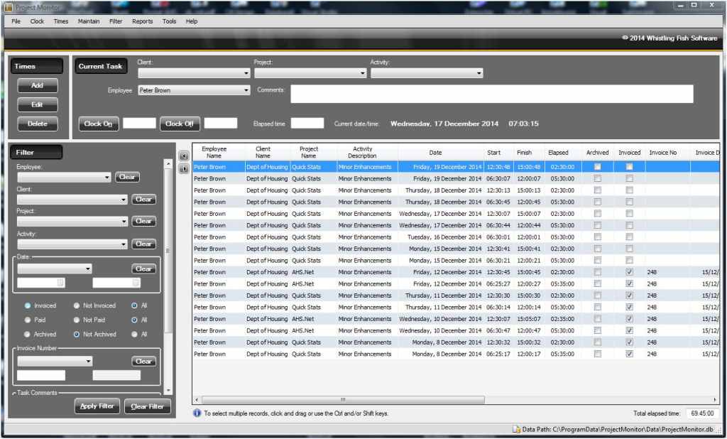 Click to view Project Monitor 1.4.1 screenshot