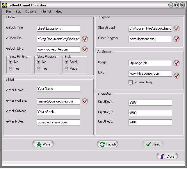 Click to view eBookGuard Document Protection 4.0 screenshot