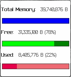 Click to view MemoryUp Pro - BlackBerry RAM Booster 3.5 screenshot