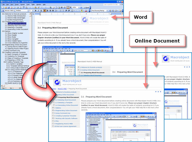 Click to view Macrobject Word-2-Web 2007 Professional 2007.13.912.477 screenshot