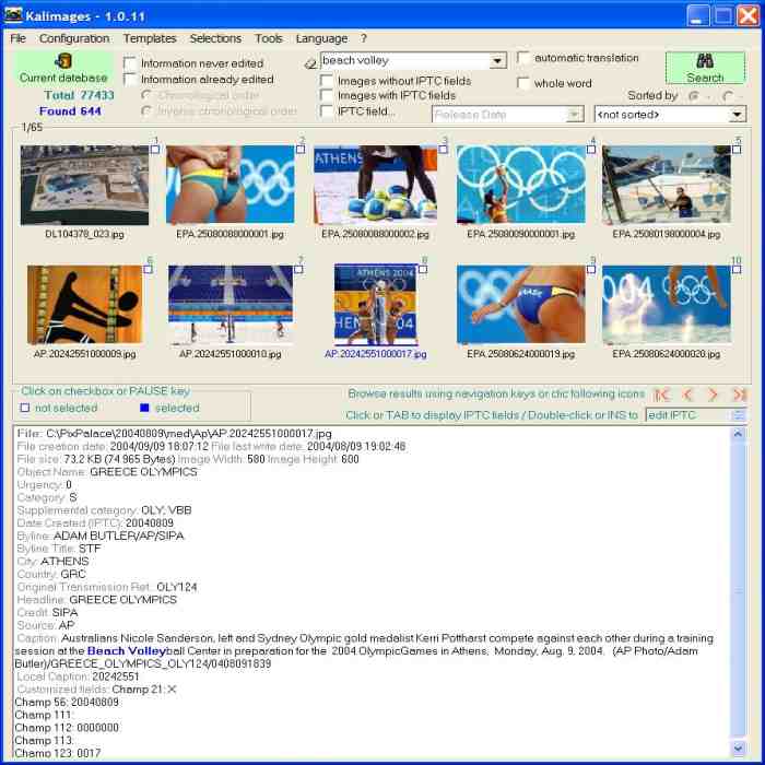 Click to view Kalimages 2.1.3 screenshot