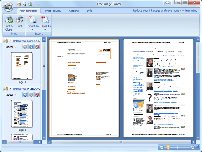 Click to view Free Image Printer 1.0.6 screenshot