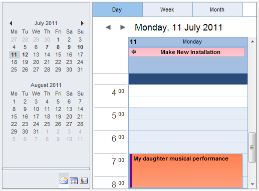 Click to view Scheduler.NET 1.1 screenshot