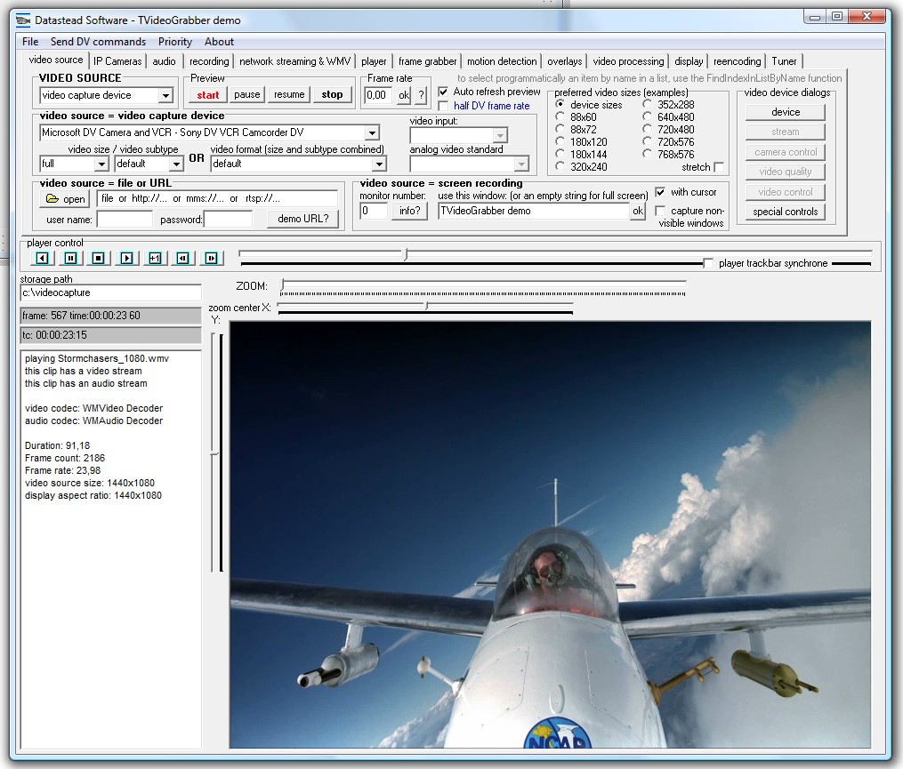 Click to view TVideoGrabber Delphi Video SDK 8.8.4.1 screenshot