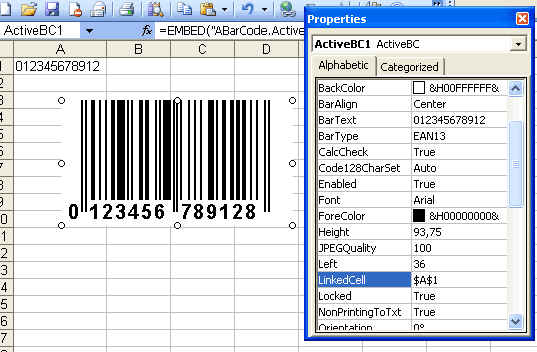 Click to view BarCode-ActiveX 5.92 screenshot