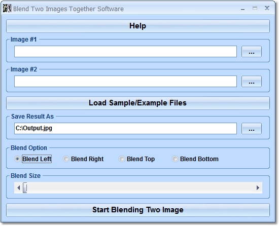 Click to view Blend Two Images Together Software 7.0 screenshot