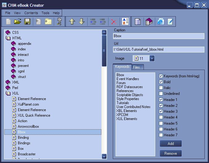 Click to view Abee Chm eBook Creator 2.11 screenshot