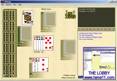 Click to view Tams11 Cribbage 2.0.8.14 screenshot