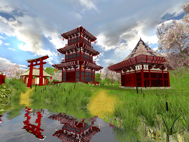 Click to view Japanese Garden 3D Screensaver 1.4 screenshot