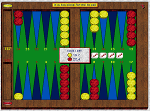 Click to view David's Backgammon 5.6.0 screenshot