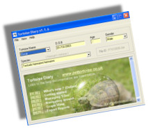 Click to view Tortoise Diary 1.8 screenshot