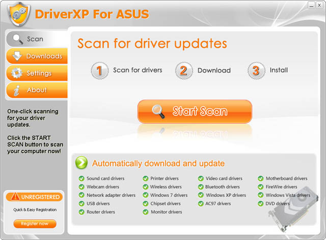 Screenshot for DriverXP For ASUS 6.3