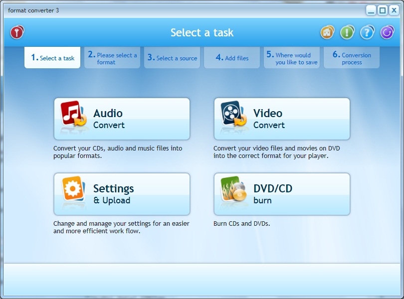 Click to view Format Converter 3.1.10.0209 screenshot