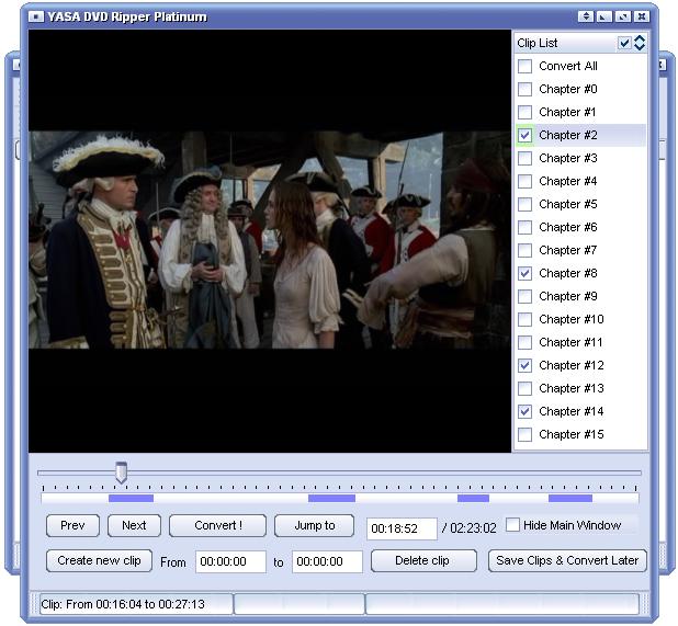 Click to view YASA DVD Ripper Platinum 2.8.37.1997 screenshot