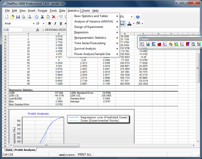 Click to view StatPlus 2009 5.8.4.0 screenshot