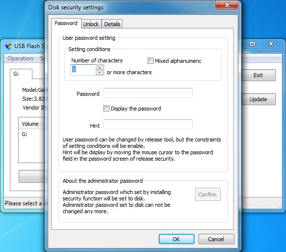 Click to view USB Flash Security#g 4.1.10 screenshot
