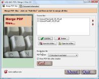 Click to view PDFs Merge 2 One 2.0 screenshot