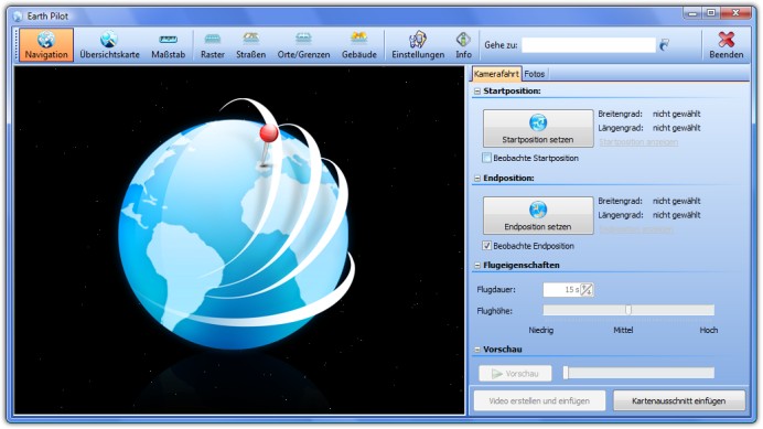 Click to view AquaSoft Earth Pilot 7.1.01 screenshot