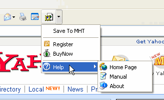 Click to view EZ Save MHT 3.4.1 screenshot