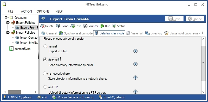 Click to view GALsync 5.1.4 screenshot