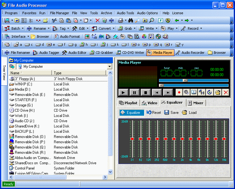 Click to view File Audio Processor 4.1 screenshot