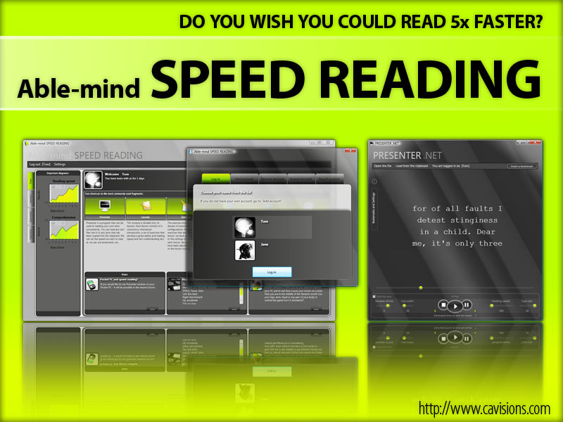 Click to view 4mind SPEED READING 1.0.120423 screenshot
