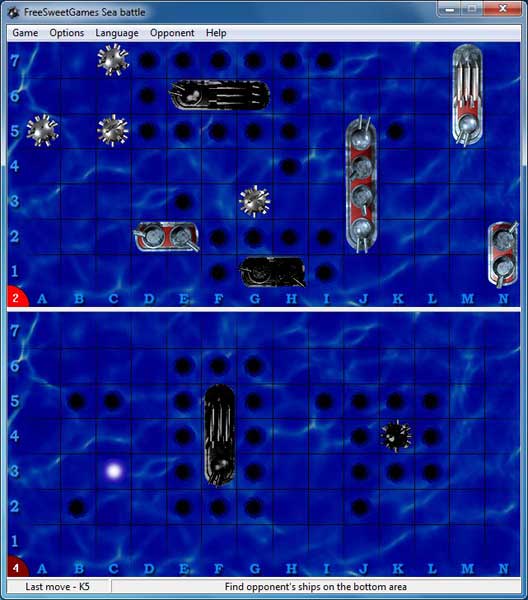 Click to view FreeSweetGames Sea Battle 1.3.40 screenshot