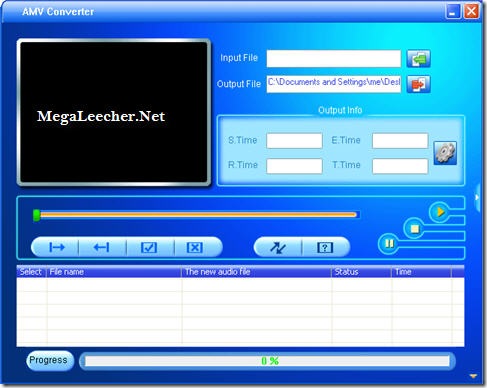 Click to view AMV Video Converter 4.15 screenshot