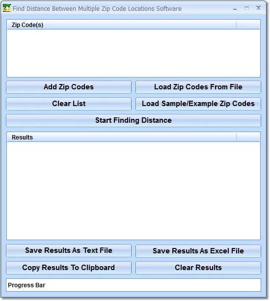 Click to view Find Distance Between Multiple Zip Code Locations  7.0 screenshot