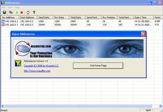 Click to view NADetector 1.5.8 screenshot