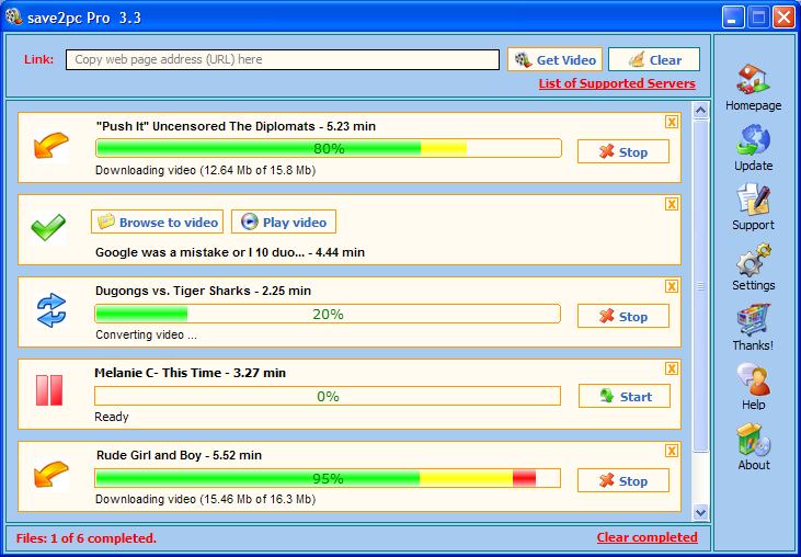 Click to view save2pc Pro 5.41 screenshot