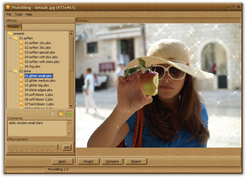 Click to view PhotoBling 1.0 screenshot