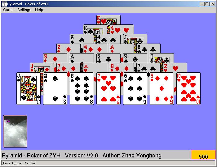 Click to view Pyramid - Poker of ZYH 2.0 screenshot