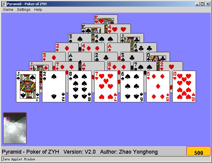 Click to view Pyramid - Poker of ZYH 2.0 screenshot