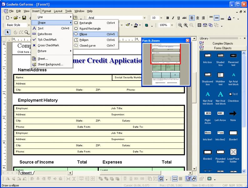 Click to view GeForms 1.8 screenshot