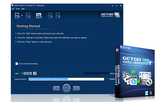 Click to view GetGo Video Converter 4.0.0.8 screenshot