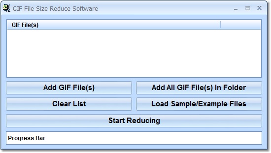 Click to view GIF File Size Reduce Software 7.0 screenshot