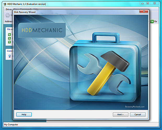 Click to view HDD Mechanic 1.63.6 screenshot