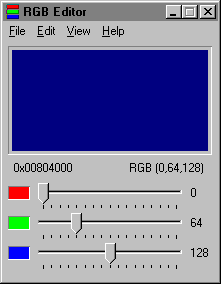 Click to view RGB Editor 2000 4.0 screenshot
