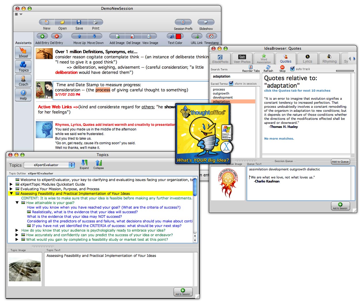 Click to view IdeaFisher 8.1.0 screenshot