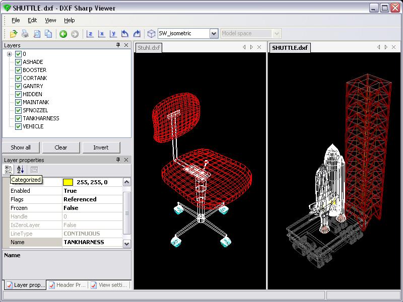 Click to view DWG DXF Sharp Viewer 2.0.30.0 screenshot