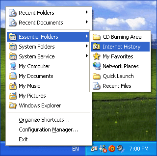 Click to view Favorite Shortcuts 1.8.3 screenshot