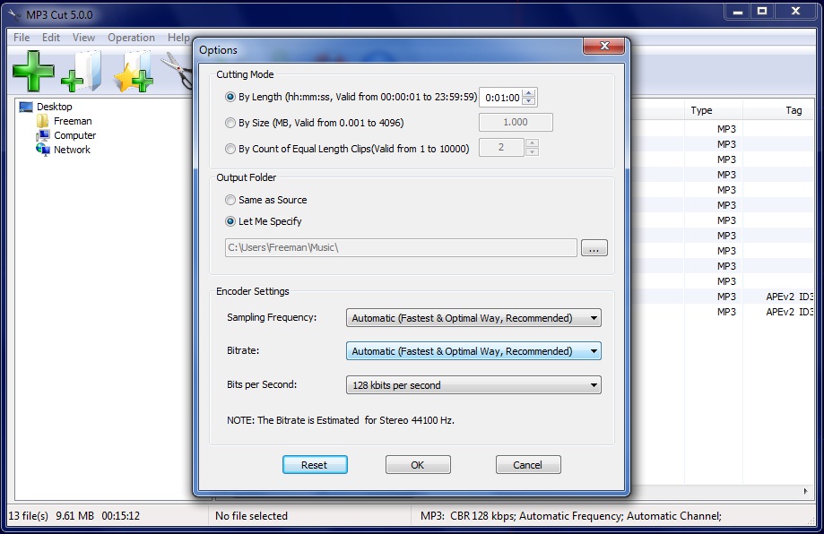 Click to view MP3 Cut 5.5.1 screenshot