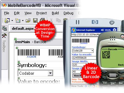 Click to view ASP.NET Mobile Barcode Professional 2.0 screenshot