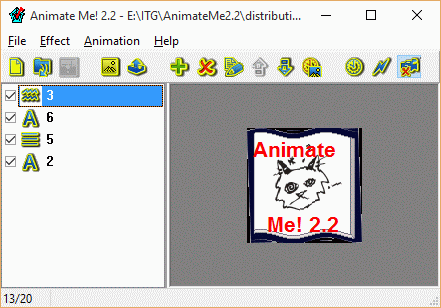 Click to view Animate Me! 2.0 screenshot
