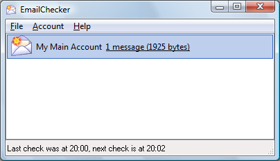 Click to view EmailChecker 1.17 screenshot